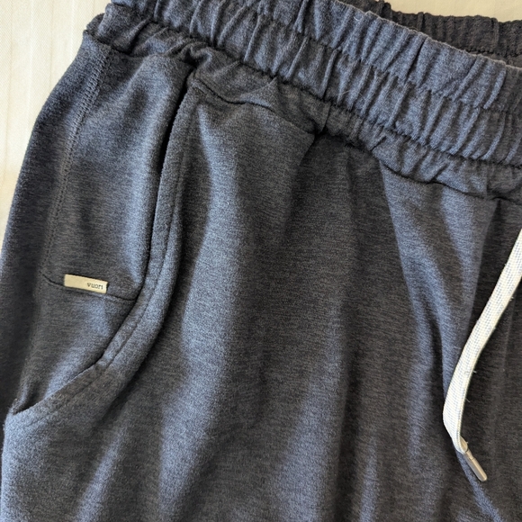 Vuori Men's Ponto Performance Pant Midnight Heather Soft Comfortable Lounge Pant - Picture 10 of 11